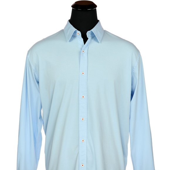 Buttercloth Long Sleeve Shirt Blue Size 2XL - Picture 2 of 9